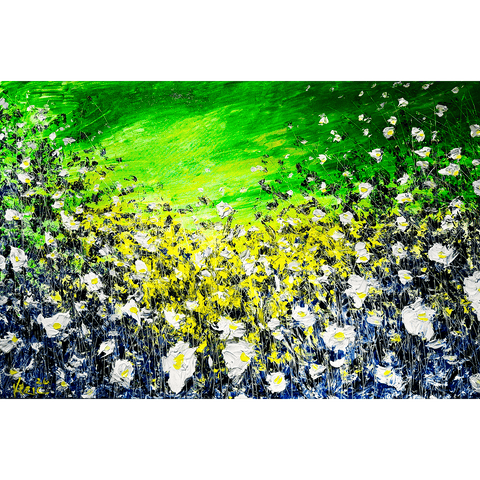 Crystal Jade Skies 48x72