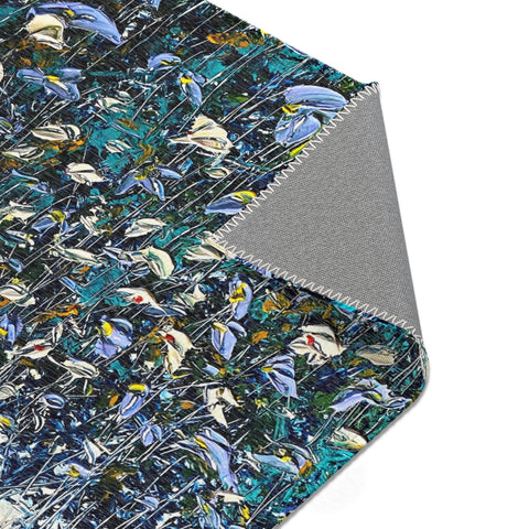 Aqua Aura Floor Art - Kezic Gallery