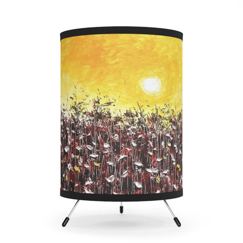 Crimson Sunsets Tripod Lamp - Kezic Gallery