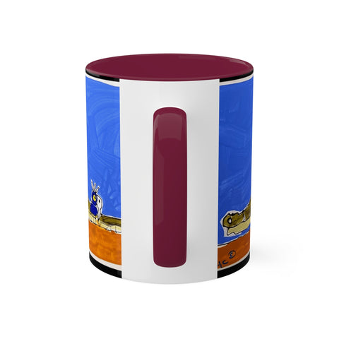 Hi Ho Petunia Mug, 11oz - Kezic Gallery