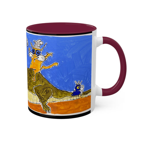 Hi Ho Petunia Mug, 11oz - Kezic Gallery