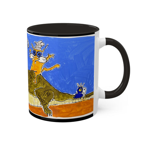 Hi Ho Petunia Mug, 11oz - Kezic Gallery