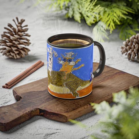 Hi Ho Petunia Mug, 11oz - Kezic Gallery