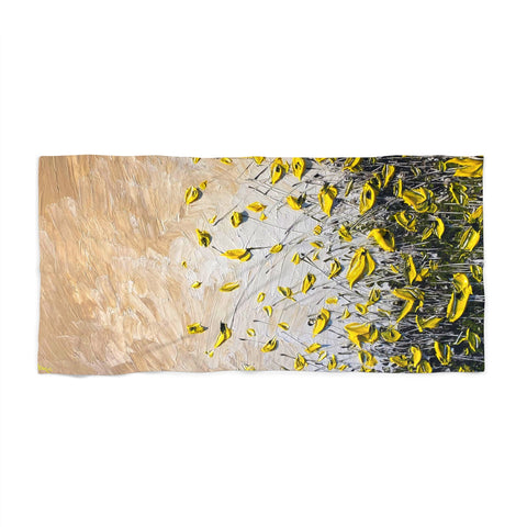 Lemon Blossom Beach Towel - Kezic Gallery