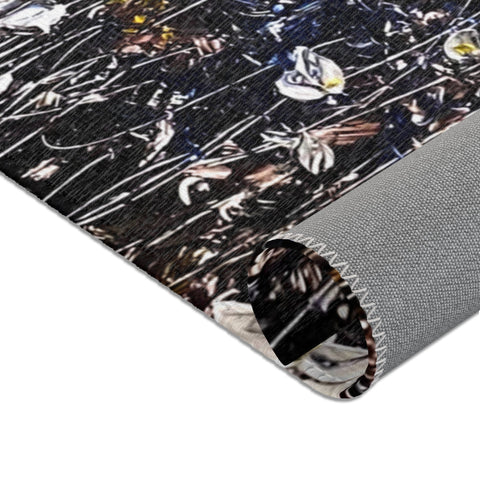 Mustard Dawn Floor Art - Kezic Gallery