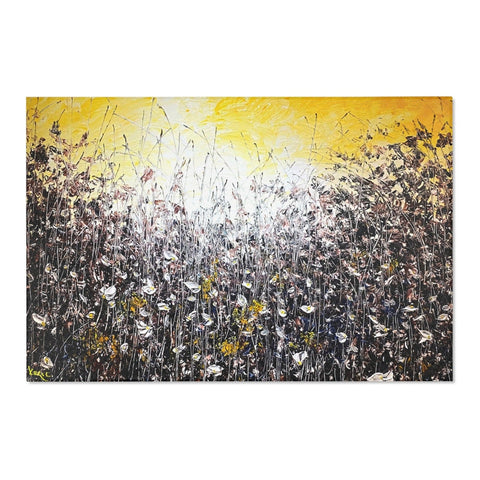 Mustard Dawn Floor Art - Kezic Gallery