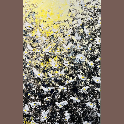 Pale Yellow Yonder 32x60 - Kezic Gallery