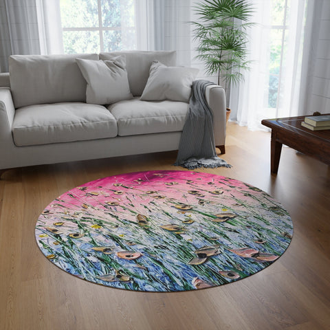 Primrose Twilight Floor Art - Kezic Gallery