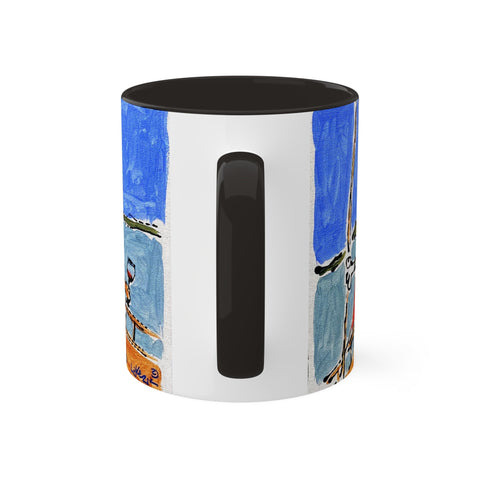 Sailing the World Mug, 11oz - Kezic Gallery