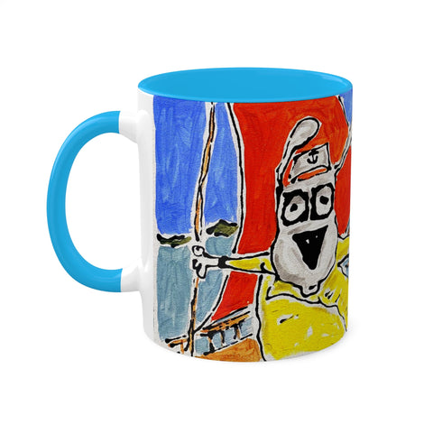 Sailing the World Mug, 11oz - Kezic Gallery