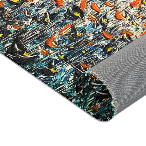 Satsuma Bloom Floor Art - Kezic Gallery