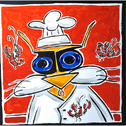 Seafood Silliness 36x36 - Kezic Gallery