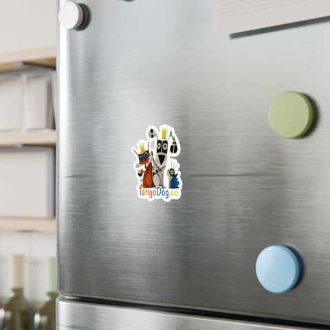 TangoDog & Crew Sticker — Kiss-Cut Vinyl Decal Waterproof