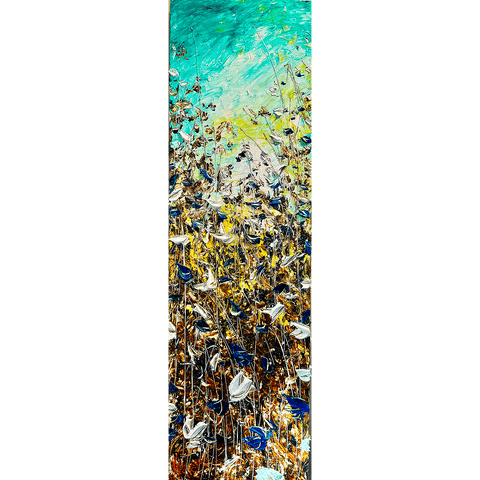 Tranquil Teal I 18x60