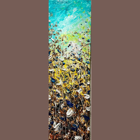 Tranquil Teal I 20x55