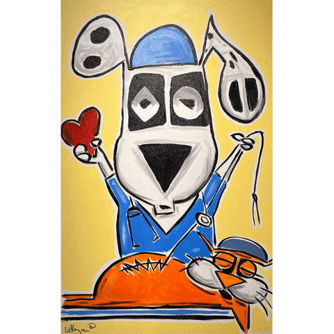 Two Hearts Beat Away 30 × 46