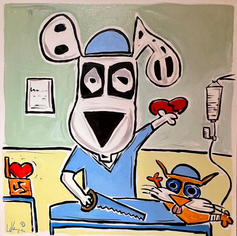 Mending a Broken Heart 36x36