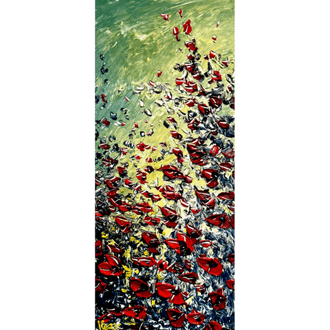 Lush Skies 14x32