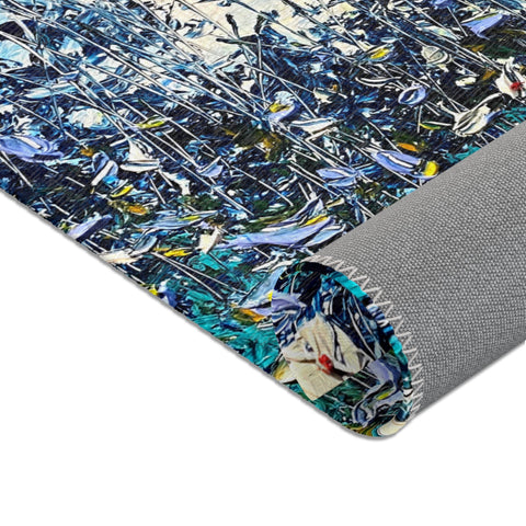 Aqua Aura Floor Art - Kezic Gallery