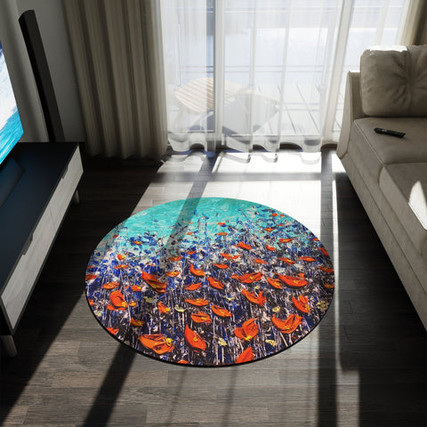 Aurora Borealis Floor Art - Kezic Gallery