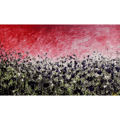 Boysenberry Blossoms 35x60 - Kezic Gallery
