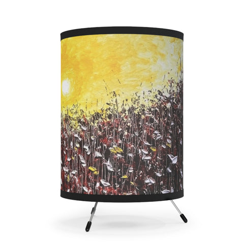 Crimson Sunsets Tripod Lamp - Kezic Gallery
