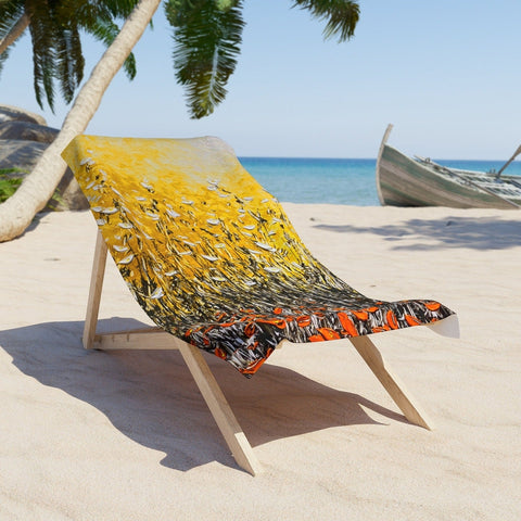 Golden Fall Beach Towel - Kezic Gallery