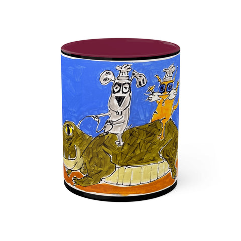 Hi Ho Petunia Mug, 11oz - Kezic Gallery