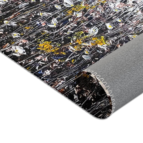 Mustard Dawn Floor Art - Kezic Gallery