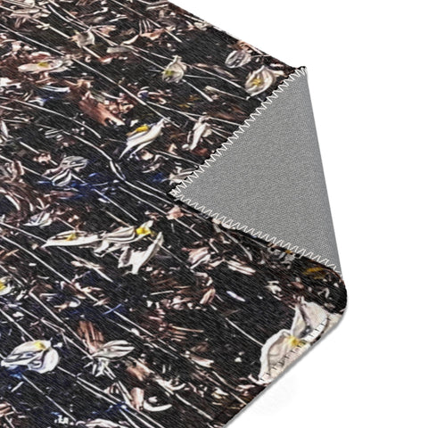 Mustard Dawn Floor Art - Kezic Gallery