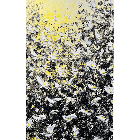 Pale Yellow Yonder 32x60
