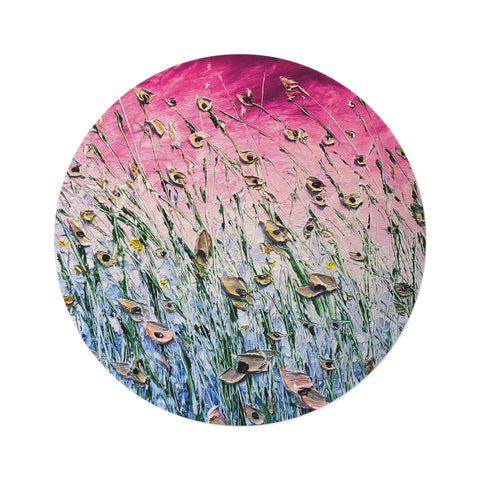 Primrose Twilight Floor Art - Kezic Gallery