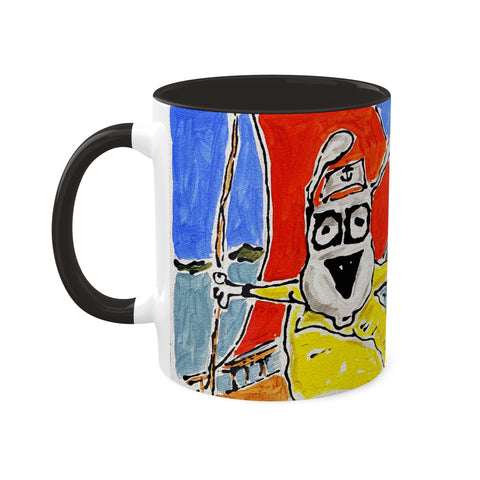 Sailing the World Mug, 11oz - Kezic Gallery