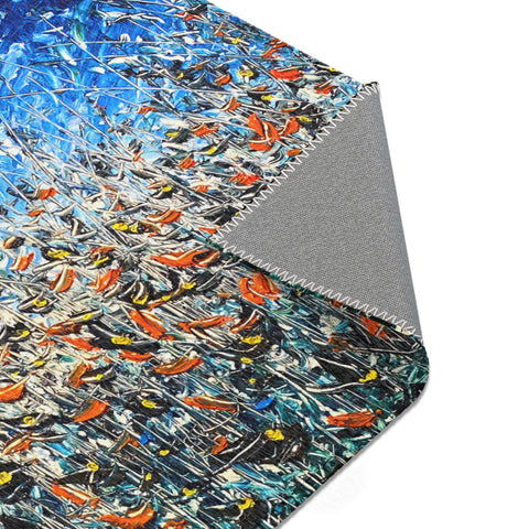 Satsuma Bloom Floor Art - Kezic Gallery