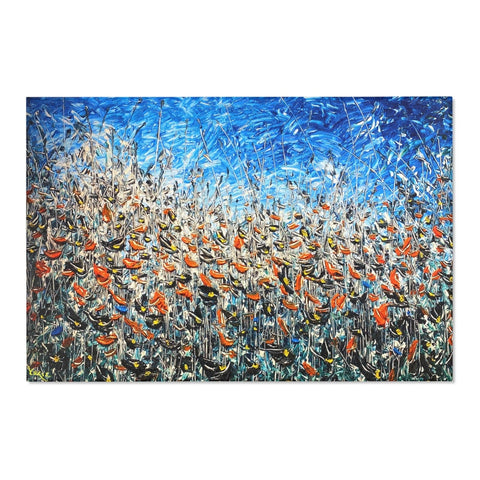 Satsuma Bloom Floor Art - Kezic Gallery