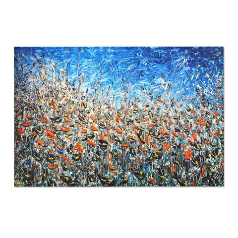 Satsuma Bloom Floor Art - Kezic Gallery