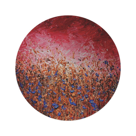 Vermilion Vista Floor Art - Kezic Gallery