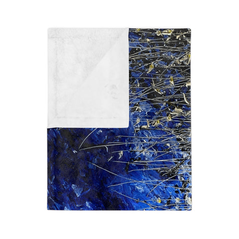 Wild Meadow Blues Blanket - Kezic Gallery