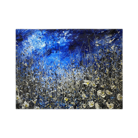 Wild Meadow Blues Blanket - Kezic Gallery